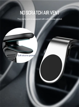 360 metal magnetyczny uchwyt samochodowy podstawka do telefonu iphone Samsung Xiaomi Car Air Vent Magnet Stand in Car GPS Mount Holder