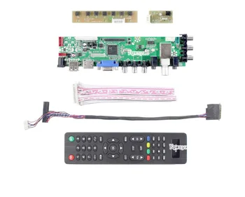 3663 sygnał cyfrowy DVB-C DVB-T2 DVB-T zestaw do LTN156AT17 LTN156AT02 LTN156AT24 telewizor LCD, kontroler sterownik do karty LUA63A82