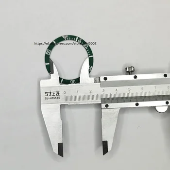 4 rodzaje 38 mm średnica 30,6 mm do 40 mm zegarek męski czarny niebieski zielony ceramiczny pierścień wstawianie części zamienne dial nowa 3