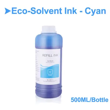 4x500ml Eco-Solvent Ink Bottle For Epson L120 L132 L362 T30 S22 SX125 SX420W TX109 XP330 XP400 RX615 WF-7610 CX4300 Printer Ink