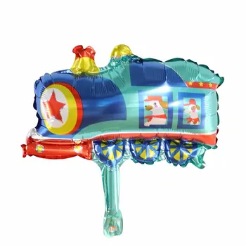 50szt kreskówka samochód balony strażacki samochód pociąg folia balon karetka Globos prezenty dla dzieci Urodziny wystrój dzieci balony