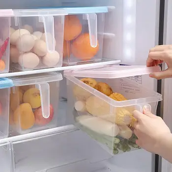 5L kuchnia przezroczyste pudełko do przechowywania ziarna fasoli przechowywania zawierają szczelnym domu organizator żywności pojemnik lodówka pudełka do przechowywania
