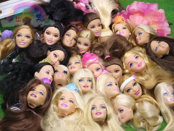 5szt handlu zagranicznego oryginalne głowice do lalek Barbie DIY prezenty na Urodziny mieszany styl lalki głowy fabryka cena hurtowa