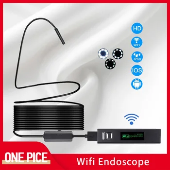 8.0 mm Wifi endoskopu 2MP HD wodoodporny boroskopu 8 LDE światła dysk przewód wąż aparat dla IOS iPhone, Android smartphone, PC B2