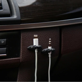 8x ładowarka samochodowa linia kabel USB klip akcesoria naklejki dla Toyota Prius 4Runner Sienna i-TRIL PRADO Tacoma RAV4 Auris Aygo