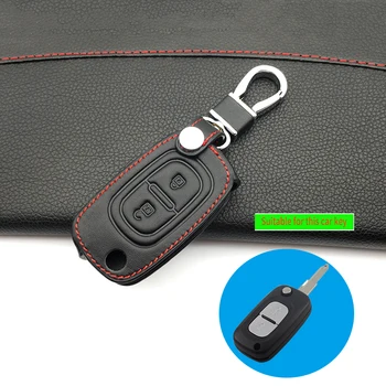 Akcesoria samochodowe pokrywa kluczyka Etui do kluczy Renault Modus Clio Megane Kangoo dla Lada 2 przycisk Auto Key Remote składane kluczyki