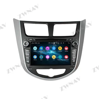 Android 10.0 samochodowy odtwarzacz multimedialny Hyundai Solaris accent Verna 2011-2016 Navi Radio navi stereo IPS Touch screen head unit