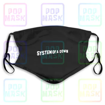 Anti Pollution Mask System Of A Down Logo - Toxici Album Audio Music Cd Ep Rock Band wymienny filtr Anti-PM2.5