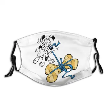 Asterix i Obelix All At Sea Unisex Face Mouth Mask Printed Getafix Anti Haze Protection Cover Mouth Muffle with Filters