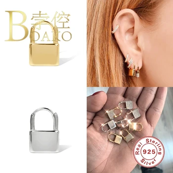 BOAKO Pendiente Rayo kolczyki dla kobiet 925 srebro kolczyki biżuteria Kolczyki zwisają ucha mankiet Kolczyki kolczyki #9.5