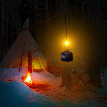 Basen Przenośny Kemping Gazowy Lampa Piezo Zapłon Mini Gazowa Lampa Namiot Nocne Światło Kemping Sprzęt