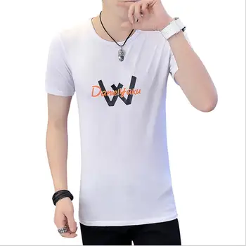 Bawełniana cienka koszulka męska casual modna koszulka jakość znanej marki design nowa dostawa męska letnia koszulka