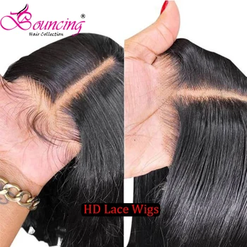 Bezpośrednie HD ludzki włos koronki przodu peruk dla kobiet 13X4 koronki przodu peruka 36 38 40 długie cale ringgit ludzkich włosów 250% gęstość