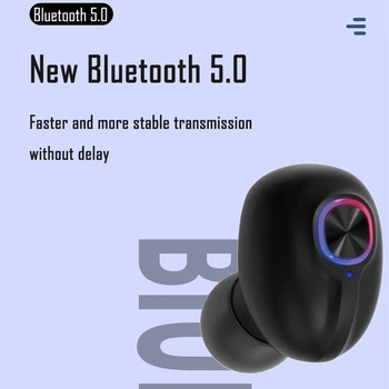 Bezprzewodowy zestaw słuchawkowy Bluetooth LED Power Display słuchawki TWS słuchawki Bluetooth z mikrofonem