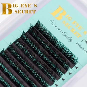 Big eye ' s secret L Curl Silk Individual lash Flat Lashes Extensions Factory Supplied large Stock natychmiastowa wysyłka