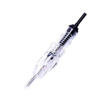 Biomaser 10PCS Revolution Tattoo Needle Permanent Makeup Cartridge igły do brwi usta 1R,2R,3R,5R obrotowe maszynowe kaseta