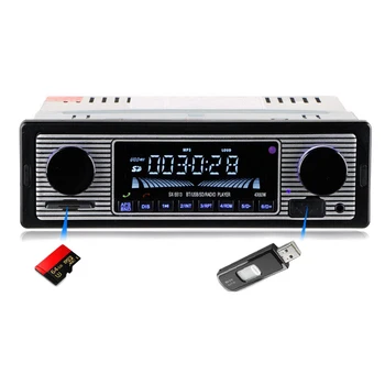 Bluetooth Auto radio Car Stereo Radio MP3 Player FM TF Aux Input USB Receiver Vintage Car Multimedia Player Wireless Bluetooth