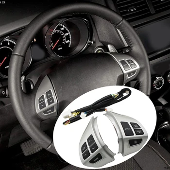 Bluetooth telefon rejs kontrola przełącznik kierownicy do Mitsubishi Outlander 2007-2012 części samochodowe przyciski w kierownicy