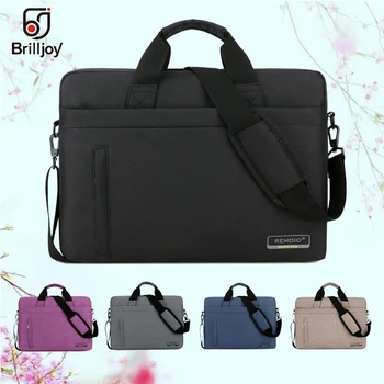 Brilljoy New Unisex 13.3 15.6 17 Inch Laptop Briefcase Bag torba męska nylonowa torba męska biurowe, torby biznesowe komputerowe torby