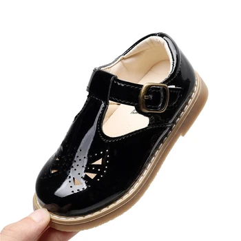 Buty dla dzieci motyl puste dziewczyny оксфорды buty T-bar obuwie mundurki szkolne sukienka Księżniczka Mary Jane płaskie buty