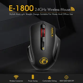 Ciche led bezprzewodowe gry myszy 1600DPI 4 przyciski ergonomiczna mysz Bluetooth do KOMPUTERA iMac Macbook laptop do Dota csgo Gamer TXTB1