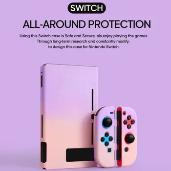 Coloful PC Shell Case For Nintendo Nintend Switch Protector Hard Case Shield Nintendos Joy Switch All Around Protection Cover