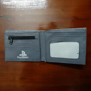 Cukierki kolor gry Playstation składany portfel z kieszonką na monety kreatywny prezent Mężczyźni Kobiety drukowanie 3D PVC krótki portfel carteira