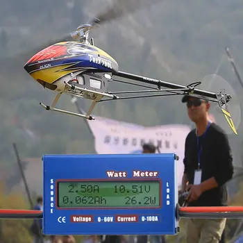 Cyfrowy ekran LCD 100A 60V DC RC helikopter samolot bateria analizator mocy Ваттметр wahacz do RC hobby