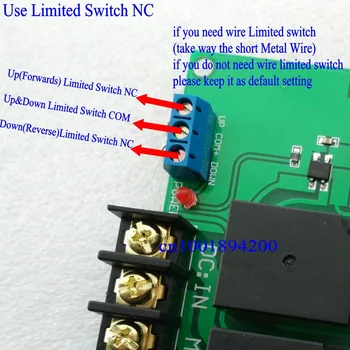 DC24V motor up down wireless switch motor posyłają reverse stop remote switch limited remote switch switch 40A motor rf tx rx
