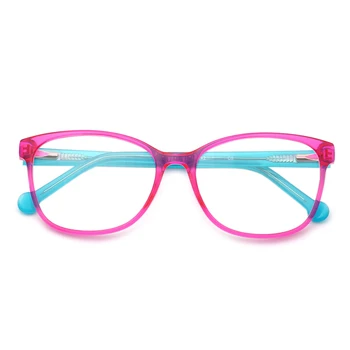 Damska oprawa dla punktów Cateye dla kobiet okrągłe oprawki do okularów pełna felgę różowe czarne okulary przeciwsłoneczne Moda lekkie okulary