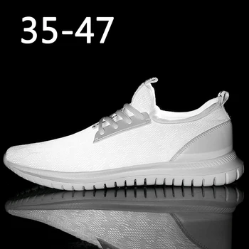 Damyuan trampki modne oddychające męskie buty do biegania 47 wygodne lekkie męskie buty 46 rozmiar duży para obuwie