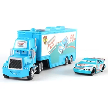 Disney Pixar Car 2 3 Toys Truck Family Mac Uncle Truck 1:55 Injection Car Model Toy Car Birthday Christmas Cars toy truck Gift