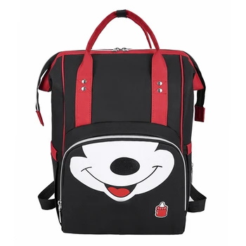 Disney torby na pieluchy dużej pojemności Mumia macierzyństwa torba na pieluchy dla dzieci podróży plecak dla mamy opieka nad dzieckiem torby na pieluchy Mickey Mouse
