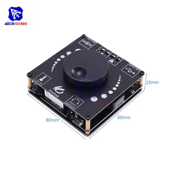 Diymore Wireless Bluetooth 5.0 HiFi Audio Stereo TPA3116D2 wzmacniacz moduł USB Type C/AUX 50Wx2 Cyfrowy opłata wzmacniacza mocy