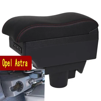 Dla Opel Astra Armrest box central Store content Astra armrest box z uchwytem na kubek popielniczka z interfejsem USB, 2011
