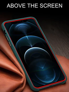 Dla iPhone 12 Pro Max Case Ebaicase oryginalny biznes luksusowy skórzany Odporny na wstrząsy etui dla iPhone 12 Mini Back Case