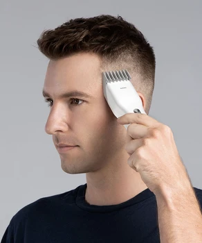 ENCHEN profesjonalna maszynka do strzyżenia męskie USB akumulator elektryczna maszynka do strzyżenia brody dwubiegowy Ceramiczny nóż maszyna do cięcia włosów