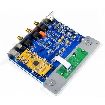 ES9038 Q2M DAC Decoder Fiber Coax Bluetooth USB 5.0 do wzmacniacza Hifi o US Plug