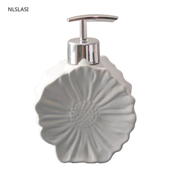 Europejski Ceramiczny balsam butelka serum żel butelka mydło w płynie dozownik kuchenny dezynfekcji rąk przechowywania szampon butelki prysznic