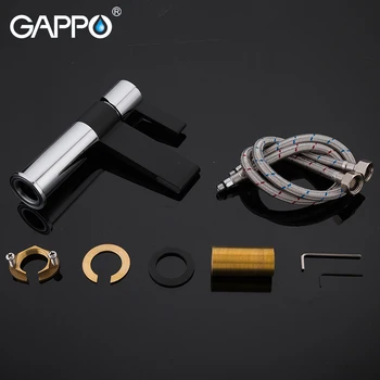 GAPPO baterie prysznicowe mosiężne baterie do umywalki chrom i czarne baterie łazienkowe bateria natryskowa naścienna armatura do łazienki mikser torneira