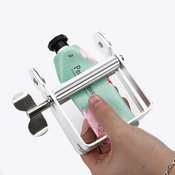 Goalone Metal Toothpaste Squeezer Dispenser Toothpaste Tube Roller Wringer do fryzjera krem do rąk Artist Paint Tube Cosmetics