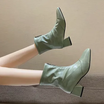 Gorący nowych sexy botki kobiety platforma wysokie obcasy buty zimowe buty Moda luksusowe kobiety buty Damskie zamek Zapatos De Mujer