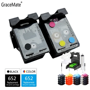 GraceMate wielokrotnego użytku kaseta z tonerem do HP DeskJet 5075 2676 3638 1115 2135 3635 2138 3636 1118 wymiana drukarki dla HP652