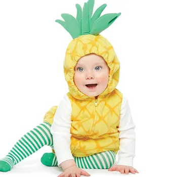 Halloween chłopcy dziewczyny owocowe stroje dziecięce boże Narodzenie dziewczyny kombinezony dla Dzieci Kombinezony ananas truskawki cosplay odzież