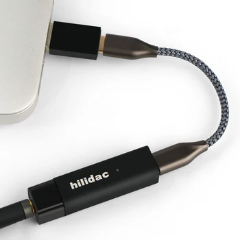 Hilidac Audirect Beam 2S USB DAC & wzmacniacz słuchawkowy Full MQA Rendering ESS9281C Pro DSD128 32Bit/384kHz zrównoważone wyjście 4,4 mm