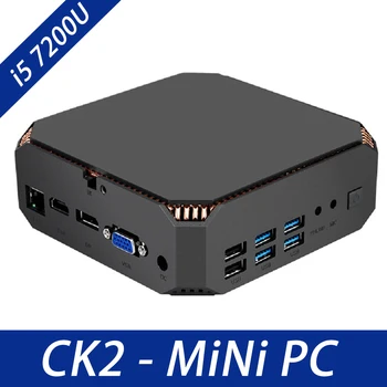 I7 7500U CK2 Mini PC komputer stacjonarny Windows 10 Intel i5 7300U 8GB DDR4 120GB SSD gigabit WiFi 2.4 G 5G WiFi/BT4.2 4K mini pc