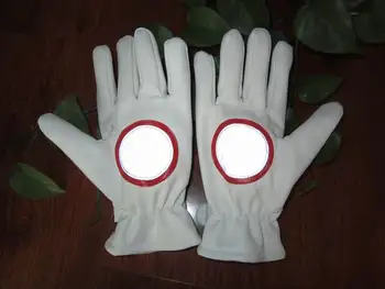 Idealne odblaskowe rękawice do odpraw w ruchu drogowym rękawiczki ze skóry naturalnej rękawice z logo patrol policji zimowy korzystanie z
