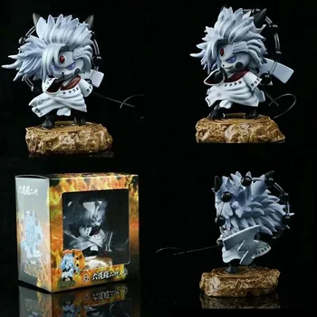 Japonia anime Naruto druga generacja Uchiha Madara Q wersja figurka PVC model zabawki lalka Brinquedos kolekcja prezentów 10 cm