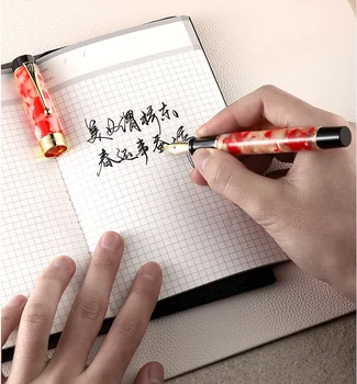 Jinhao Century Series Marmurowa целлулоидная długopis piękna biała/żółta czarna linia idealny dla absolwentów/firmy/biura