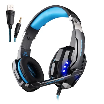 KOTION EACH PS4 Gaming Headset przewodowe gier słuchawki głęboki bas stereo kask z mikrofonem do PC laptop jest nowy Xbox